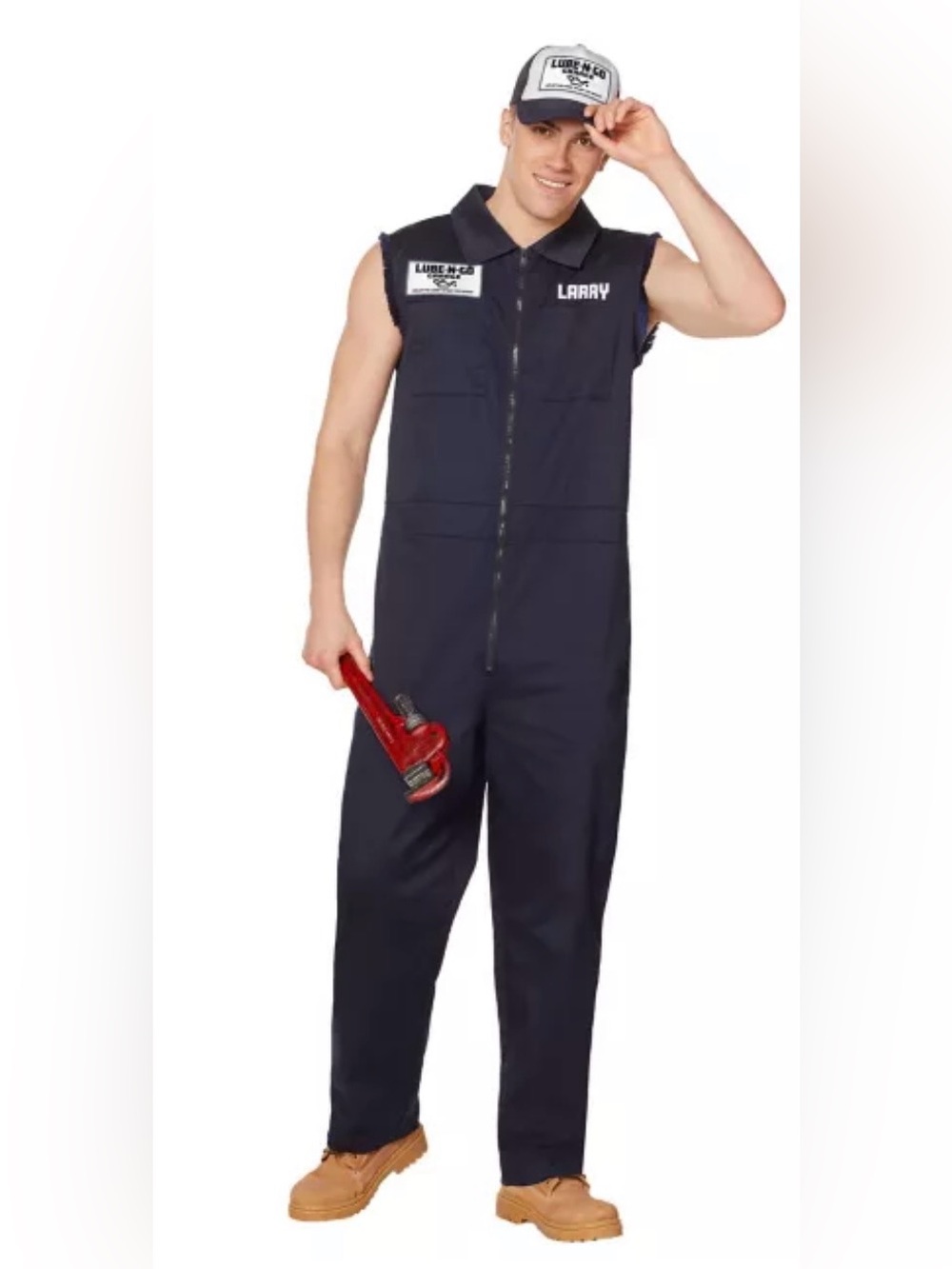 Sleeveless Mechanic Jumpsuit